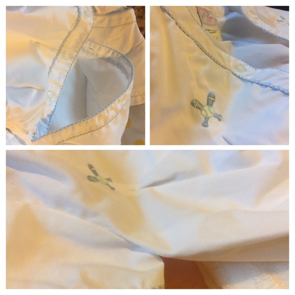 S🔴LD Imported PetitAmi White Bubble Romper - Picture 6 of 8